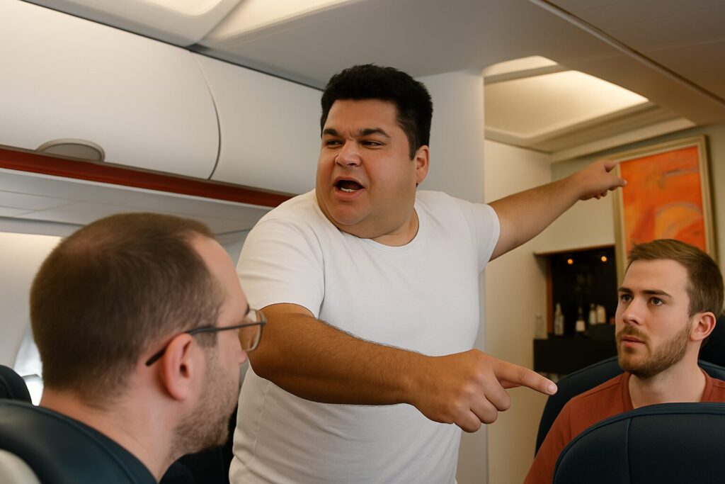 ‘I Have A Bomb’: Harrowing Clip Shows Moment Man Threatens To Hijack Plane Miles From Trump