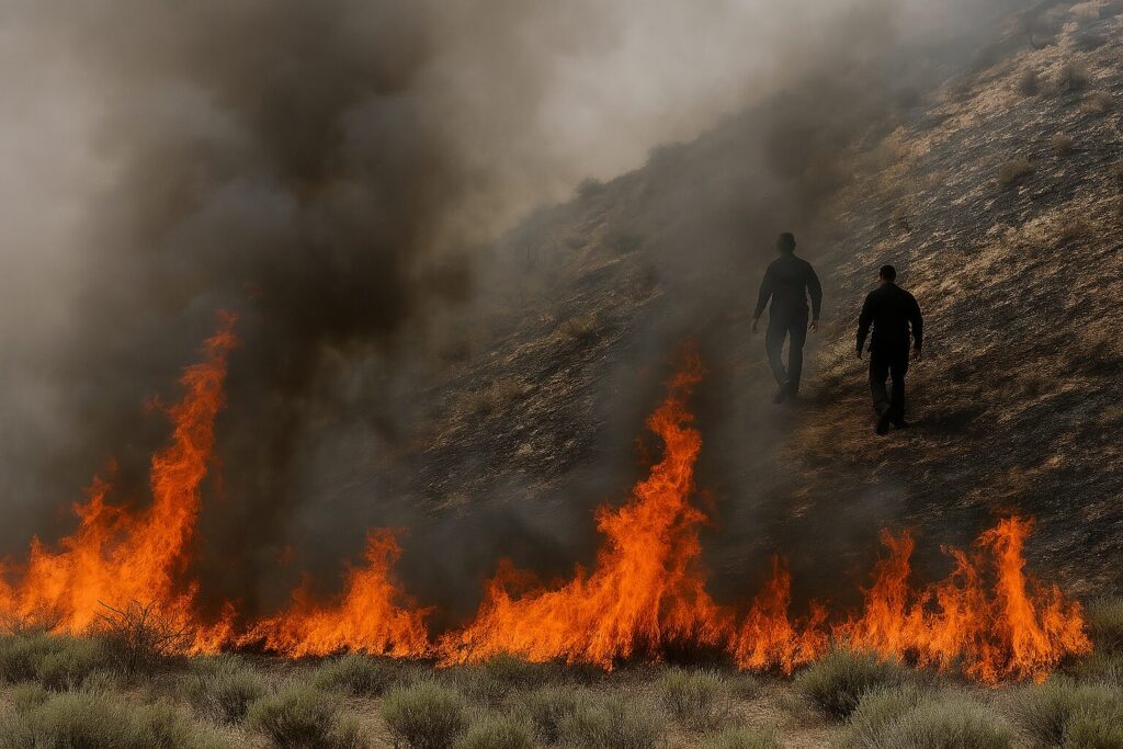 State’s Largest Wildfire This Year Prompts Evacuations, Governor Attempts To Blame President Trump