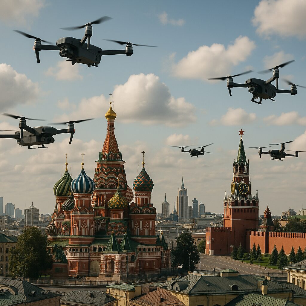 Ukraine Launches Drone Attack on Moscow