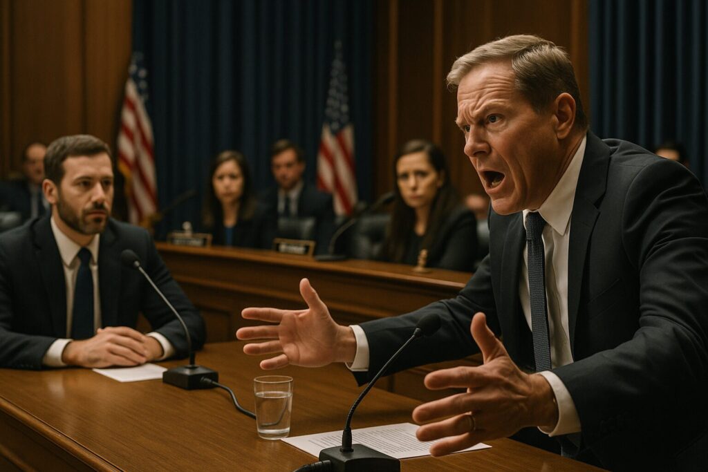 Democratic Rep. Tries to Silence Witness Accusing Party of Fueling Violence Against ICE