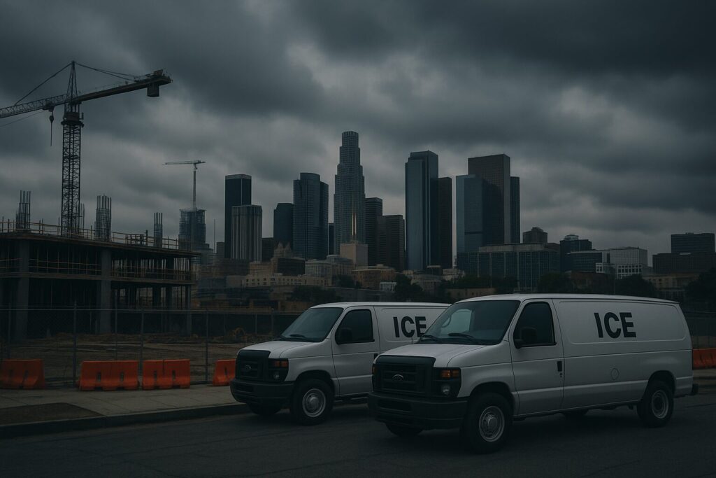 ICE Raids Scare Los Angeles Illegal Aliens Into Hiding as Iconic City’s Economic Crisis Deepens, Construction Industry Faces Massive Worker Shortage: ‘Un-American’