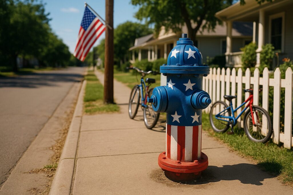 In 1976 We Celebrated America’s Bicentennial By Painting Fire Hydrants, And It Was Magical