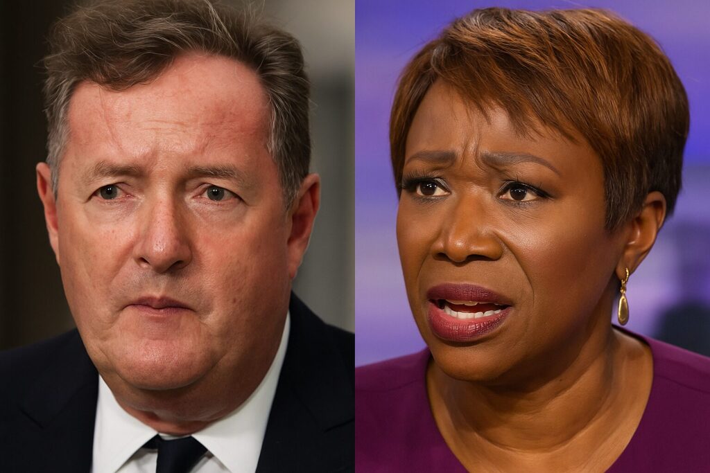 Piers Morgan Confronts Joy Reid Over ‘Race Card’