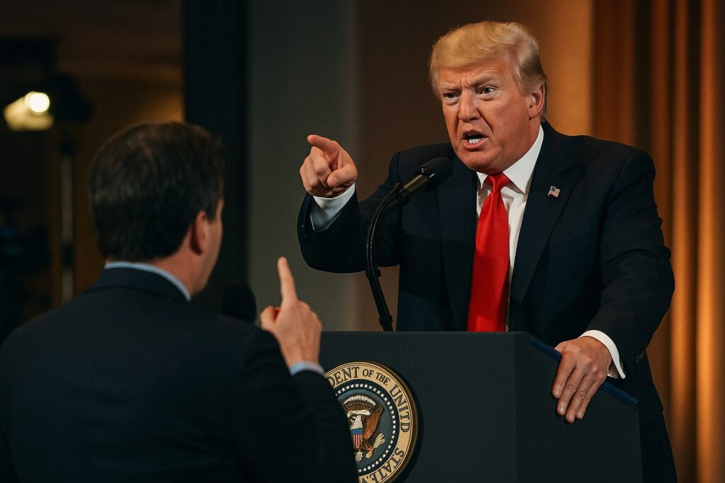 Trump Rebukes Reporter Over Epstein Question During Cabinet Meeting