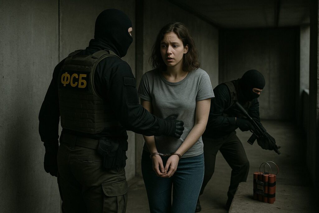 Woman apprehended while planting car bomb – FSB (VIDEO)