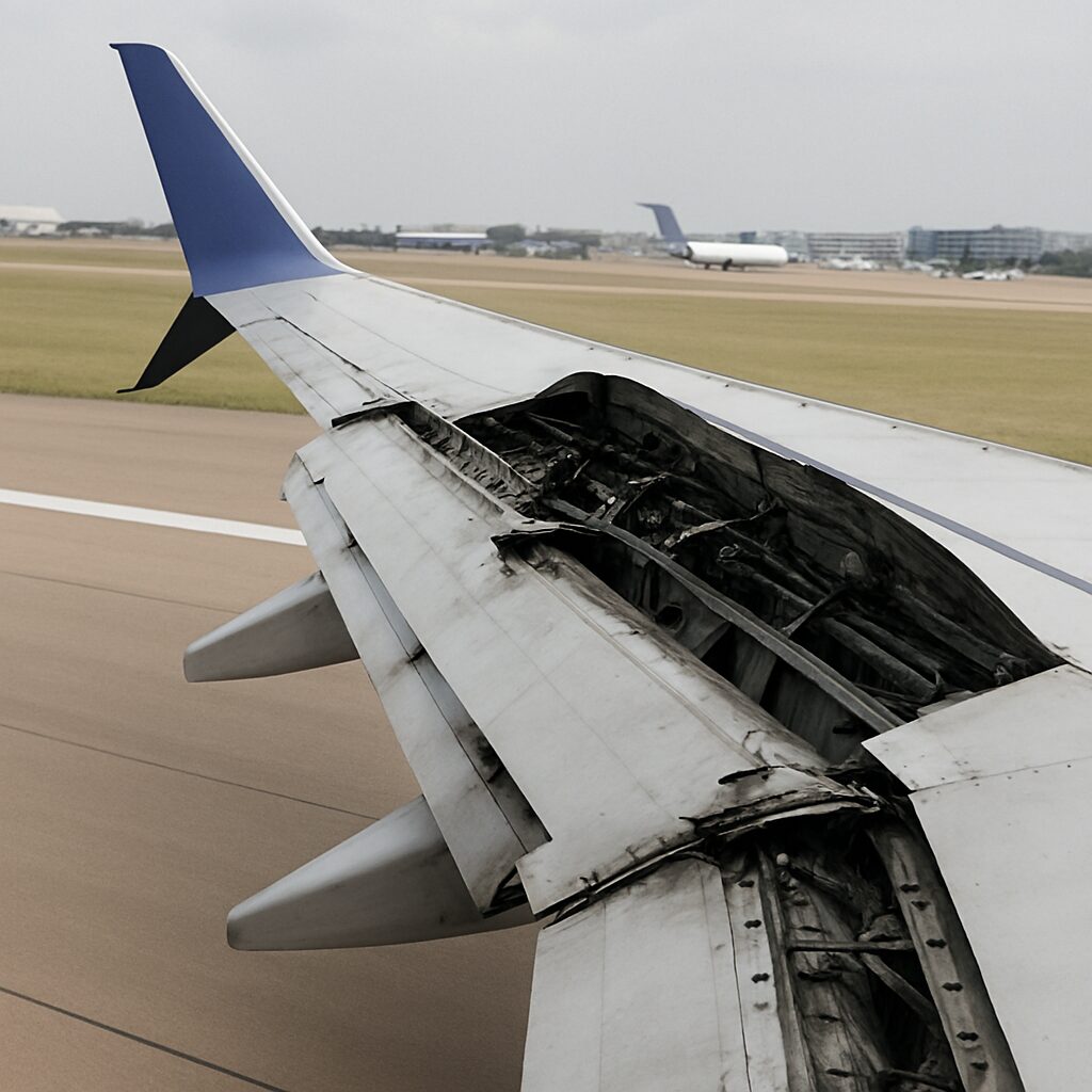 FAA Launches Investigation After Wing Flap Partially Breaks During Delta Flight