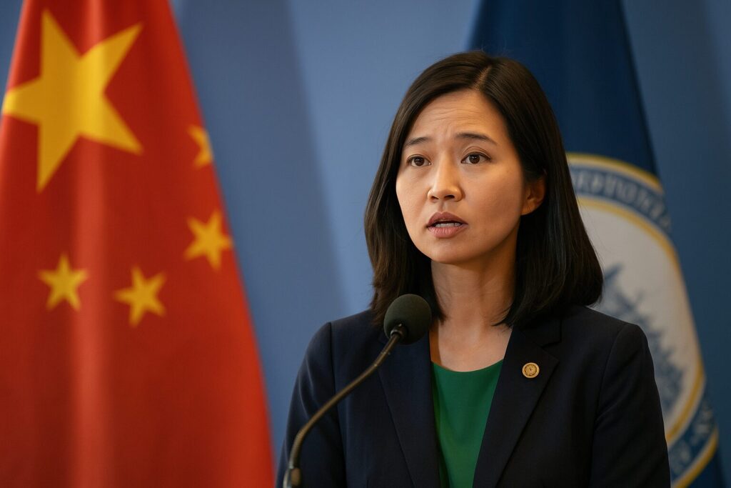 BREAKING: Boston Mayor Wu’s Shocking Ties to CCP Revealed!
