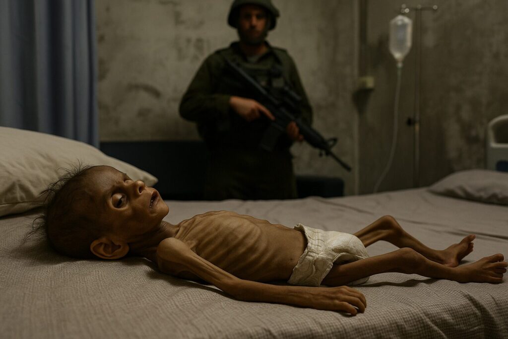 Israeli Doctors Say Gaza Children Are Starving Due to Israel’s Blockade, Not Because of Pre-Existing Medical Conditions