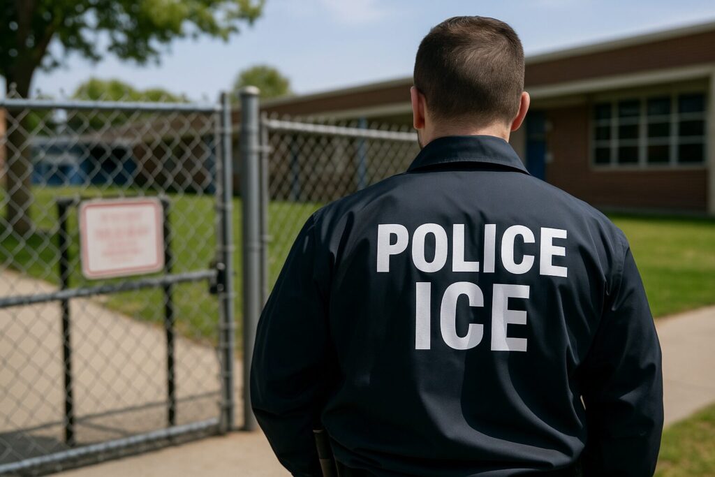 SCAREMONGERING- CBS Tells Half a Story on ICE Agents in L.A. Schools