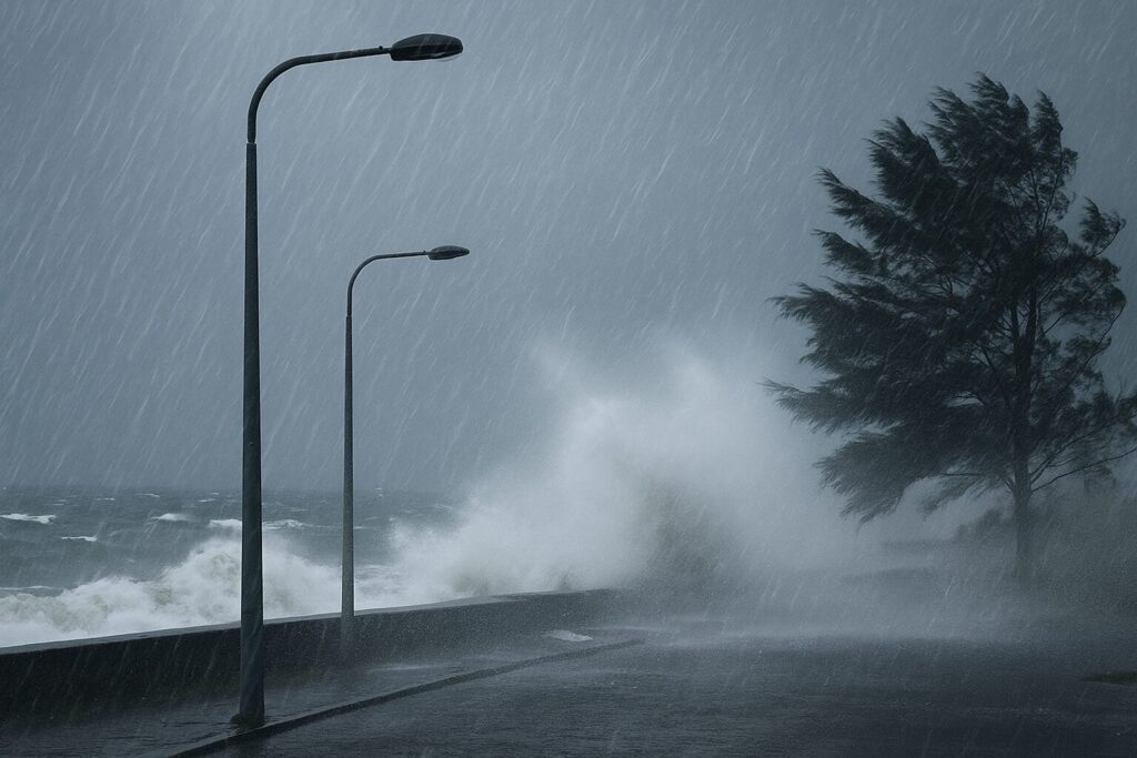 Storm Floris live updates- Trains cancelled and 22,000 homes without power after 90mph winds hit UK