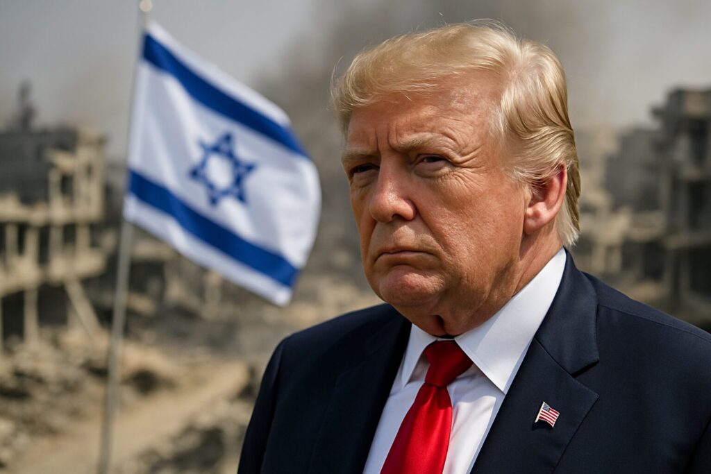 Trump Says Occupying Gaza Is ‘Pretty Much Up to Israel’