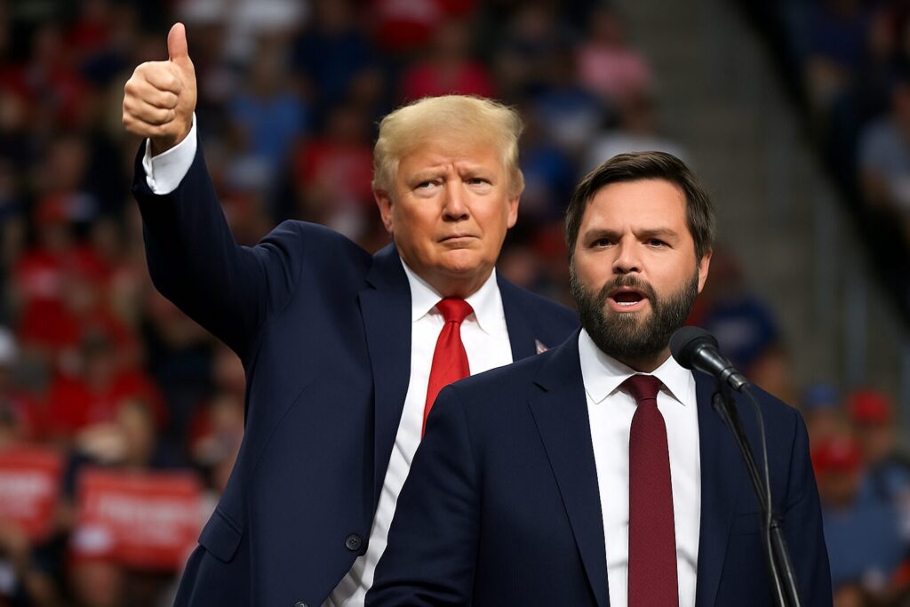Trump gives Vance nod for MAGA heir in 2028