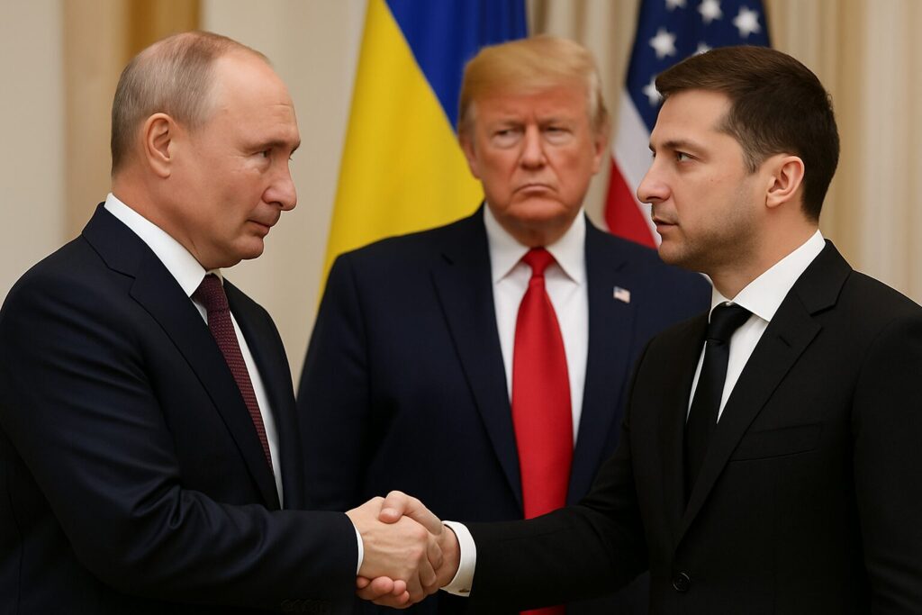 Trump moves to broker Putin-Zelenskyy meeting following DC peace talks
