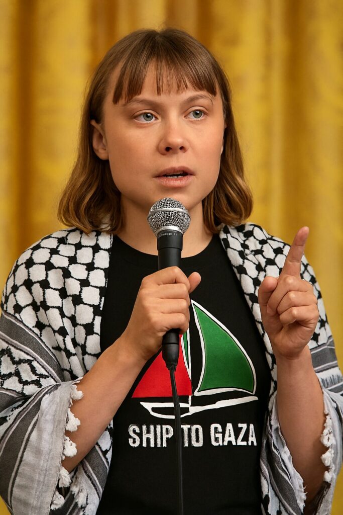 OK, Who Did the Drone Strike on Greta's Gaza Flotilla?