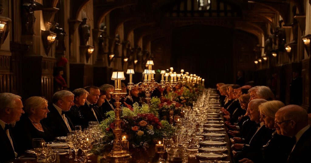 Trump dines with King Charles at lavish Windsor Castle banquet