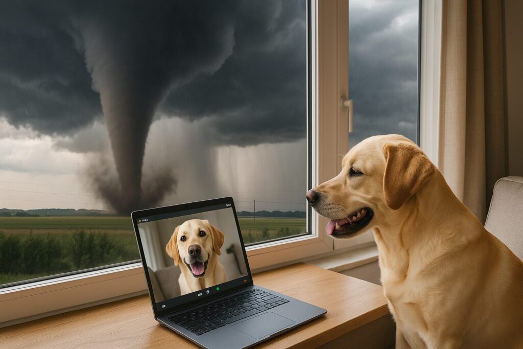 Dogs on Zoom, Tornadoes in September & A Comet Getting Its Tail Whipped – Today’s Apocalypse Digest
