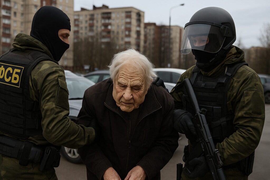 FSB detains man dressed as elderly lady in ‘Ukrainian bomb plot’ (VIDEO)