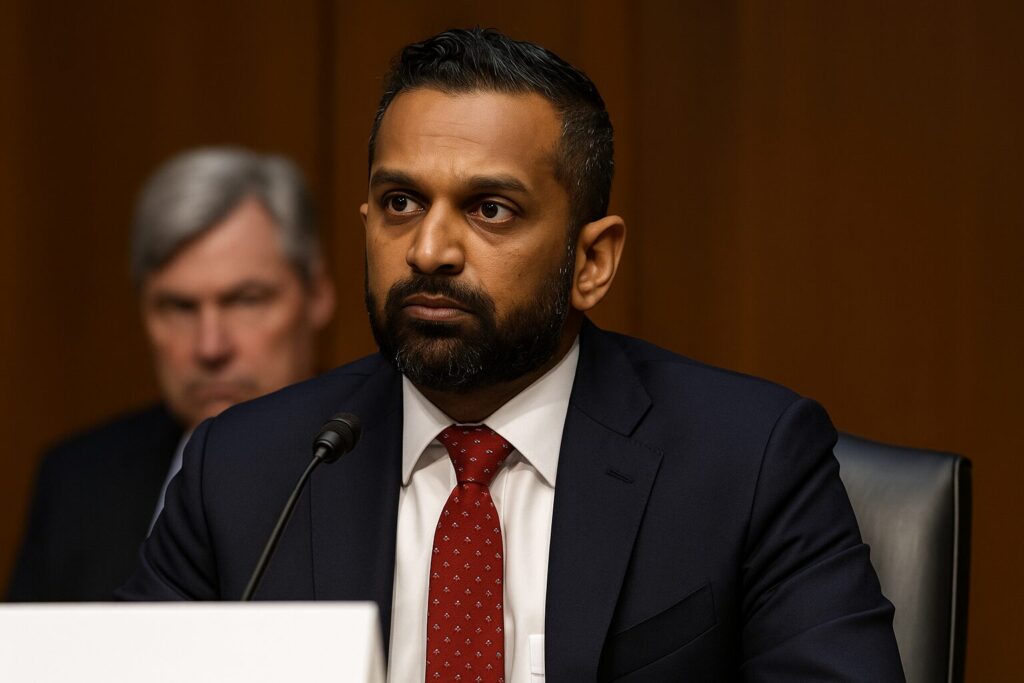 Kash Patel’s one-liner response to Dem senator grilling him is pretty epic