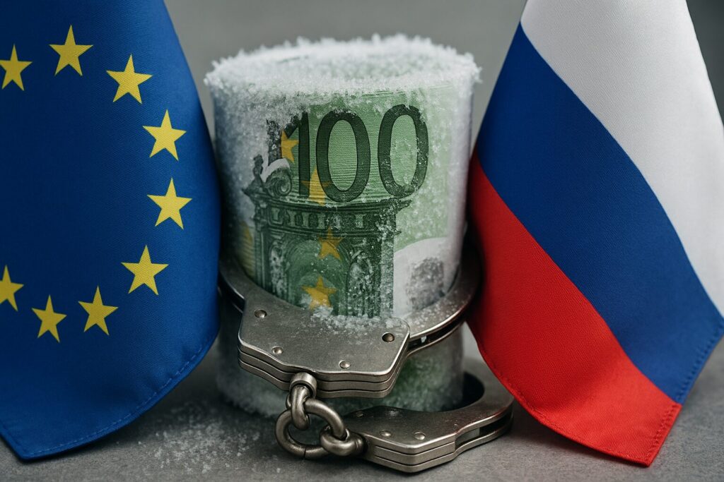 Macron warns against seizing frozen Russian assets