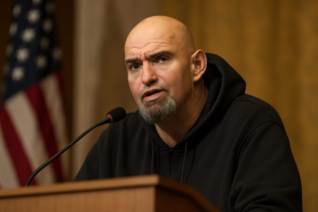 Sen. John Fetterman Calls Out Democrat Party Over Violent Rhetoric