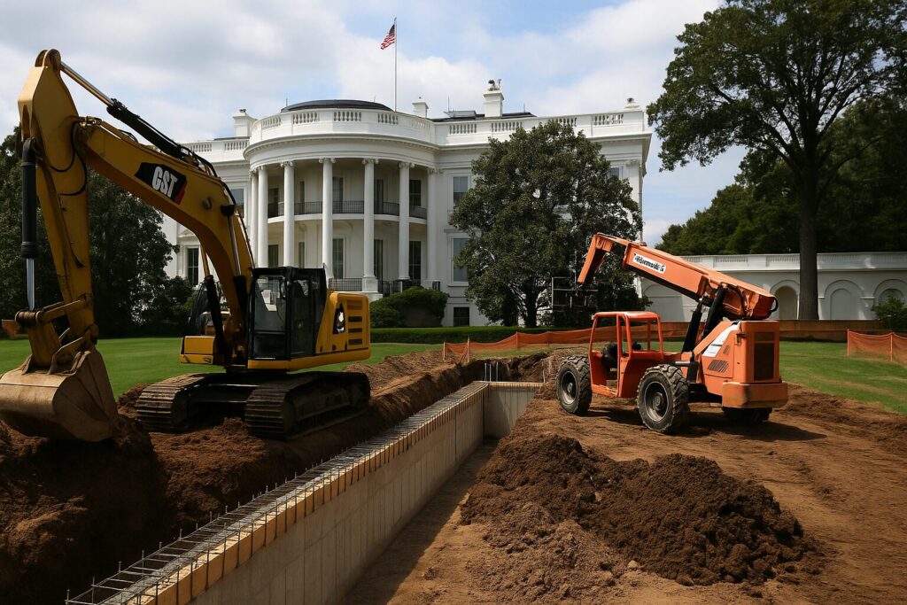 Trump Expands White House Ballroom Plans As Construction Begins
