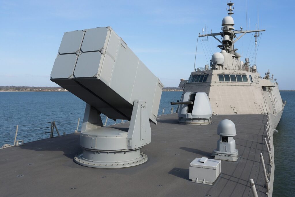 US Navy ship deploys Patriot missile launcher for first time