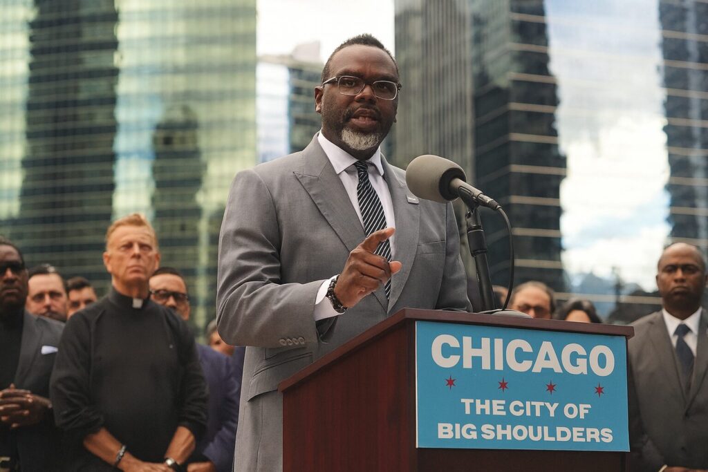 Democrat Delusion- Chicago Mayor Brandon Johnson Says He’s ‘Defending Humanity’ from Trump