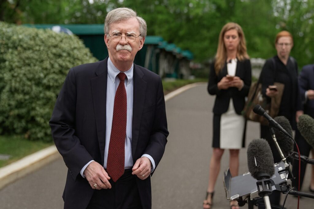John Bolton bombs himself in a blaze of poetic justice