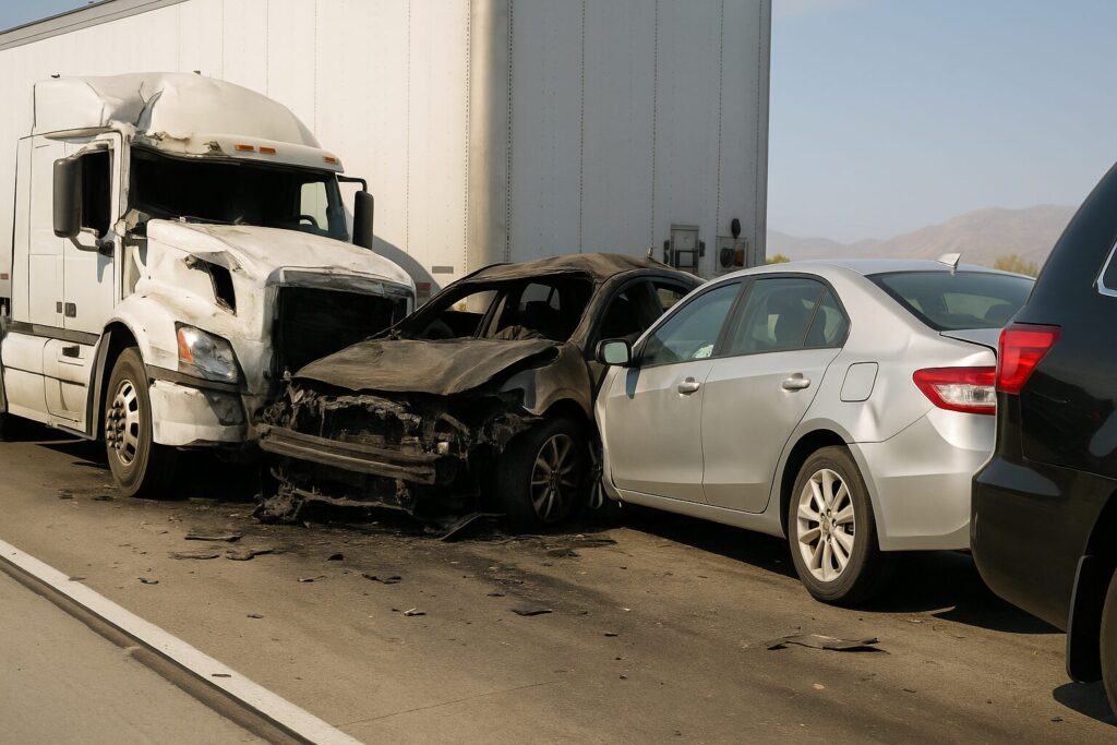 Questions for Gavin Newsom After Illegal Alien Truck Driver Arrested in Deadly SoCal Freeway Crash