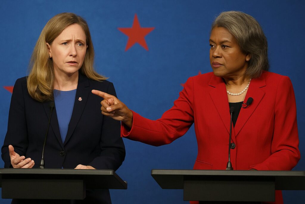 The Virginia Gubernatorial Debate Was a Disaster for Spanberger