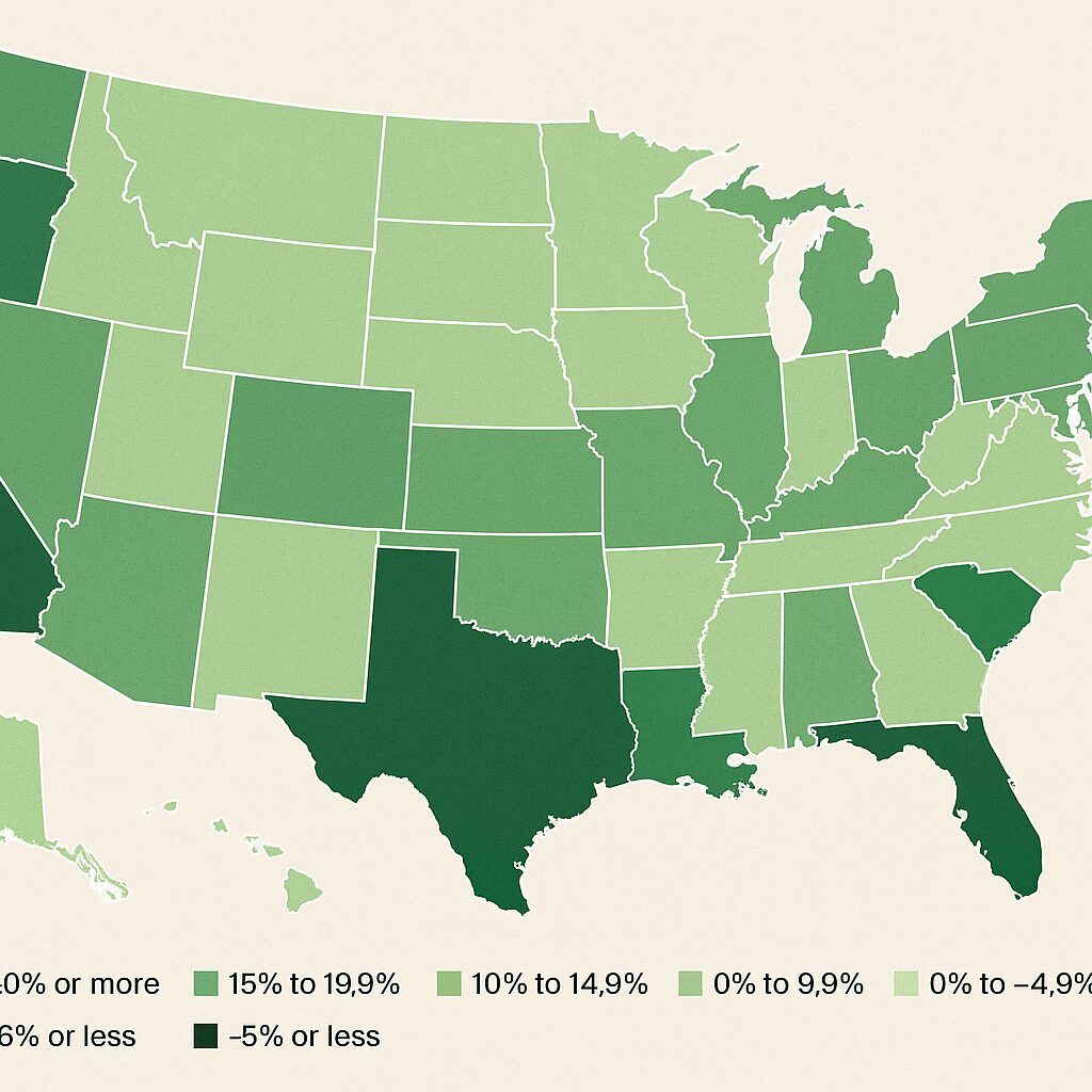 These Are Forecast To Be America's Fastest-Growing States Over The Next 25 Years