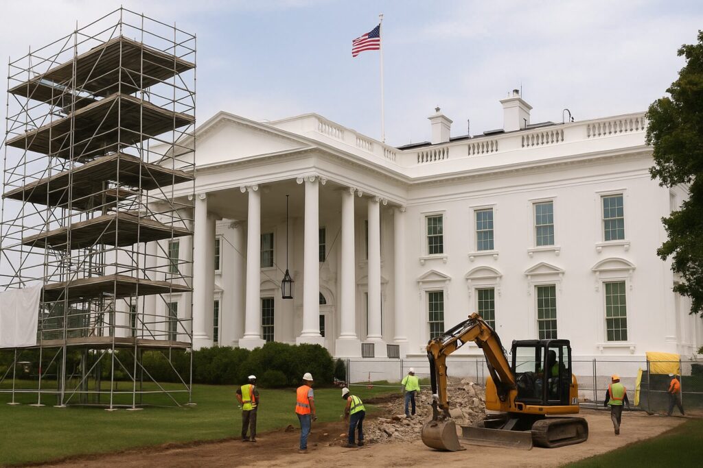 Try to Spot the Subtle Differences Between CNN's Coverage of Obama vs. Trump's WH Renovations