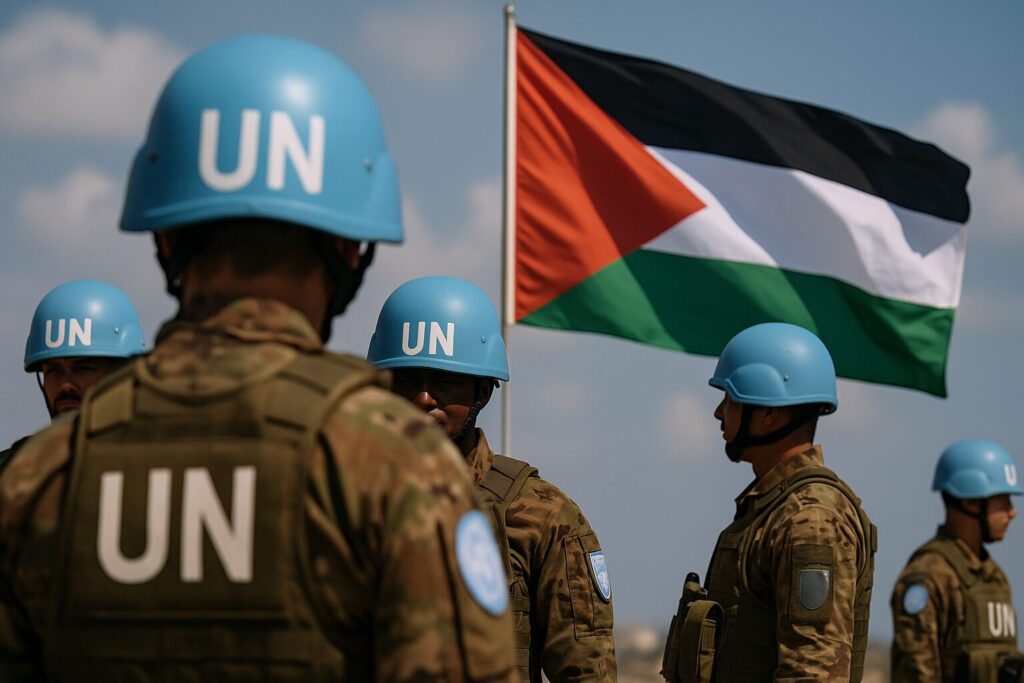 The US has proposed creating an "International Security Force" in the Gaza Strip.