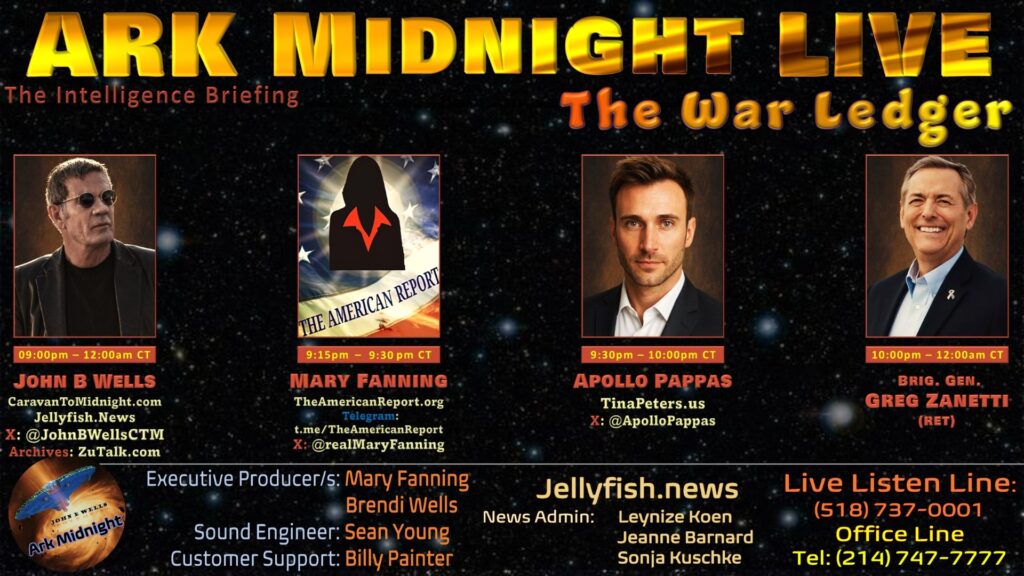 The Intelligence Briefing /The War Ledger : Ark Midnight - Ep 469