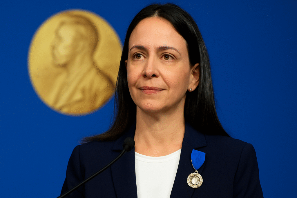 Nobel Peace Prize Winner Who Wants the US To Attack Venezuela Says US Helped Her Escape