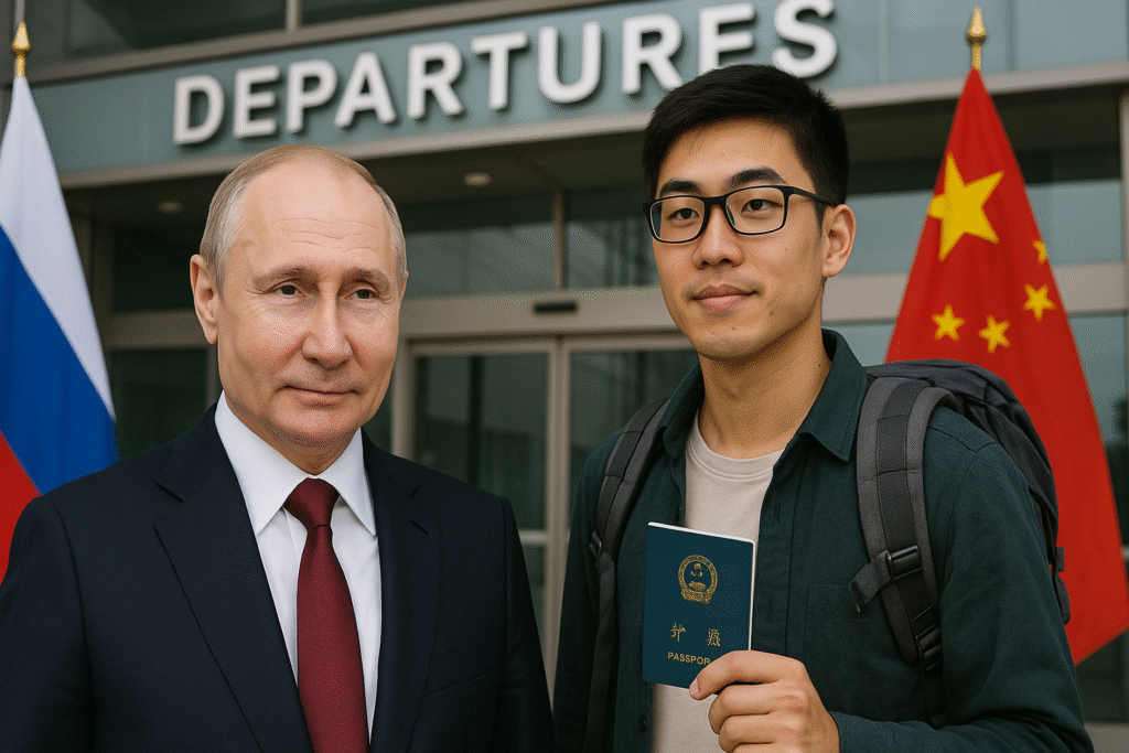 Russia introduces visa-free entry for Chinese citizens
