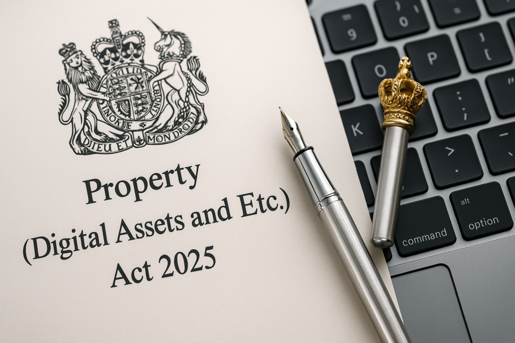 The Property (Digital Assets etc) Act 2025 has received Royal Assent