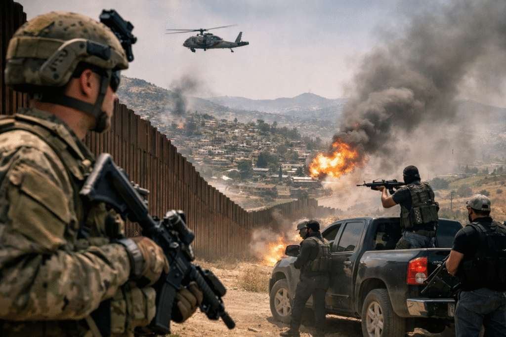 WATCH: President Trump Says the U.S. Will Launch Land Strikes in Mexico Against the Cartels